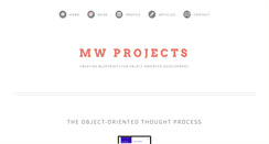 Desktop Screenshot of mwprojects.com